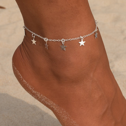 Simple Star Fashion Anklet