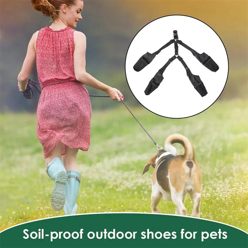 Pet Breathable & Adjustable Waterproof  Shoes