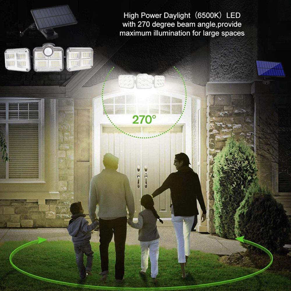Solar Sensor Light 122 LED