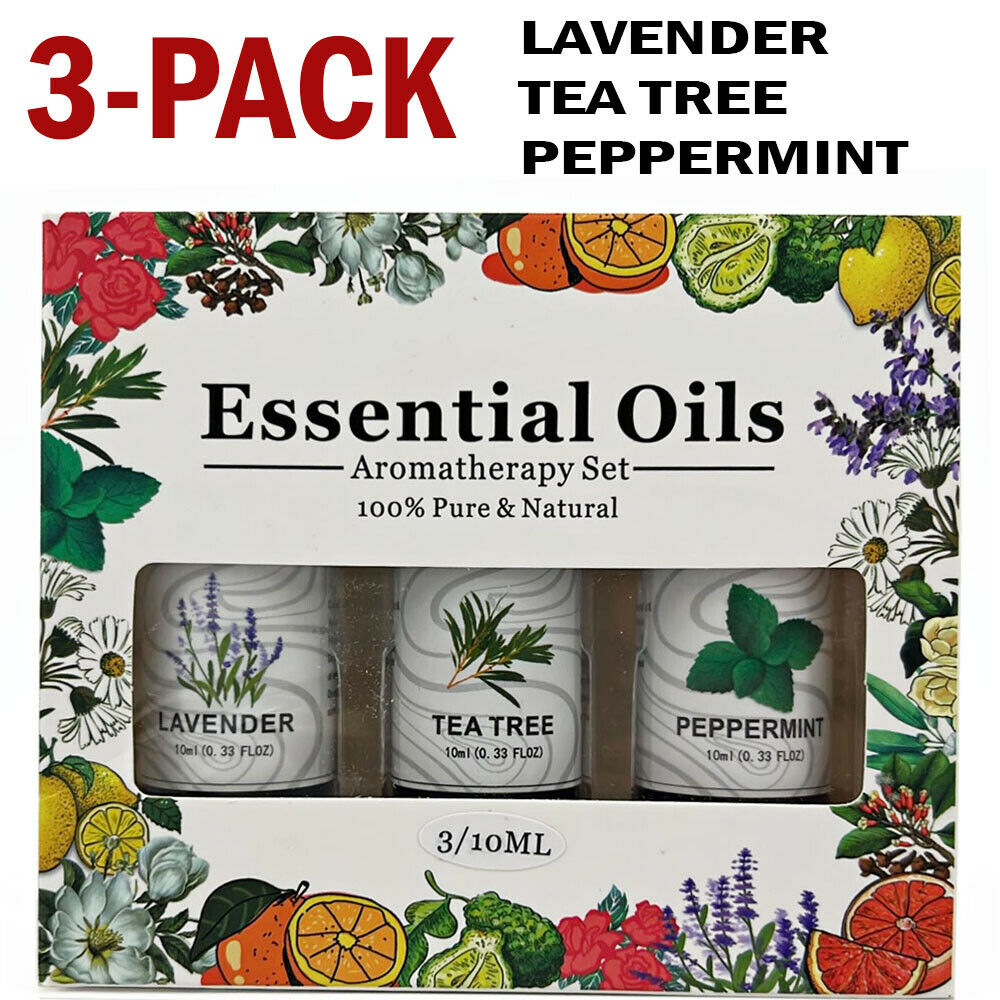 Aromatherapy Essential Oils Gift Set For Humidifiers (Pack of 3 )