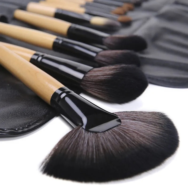 24-Piece Professional Makeup Brush Set