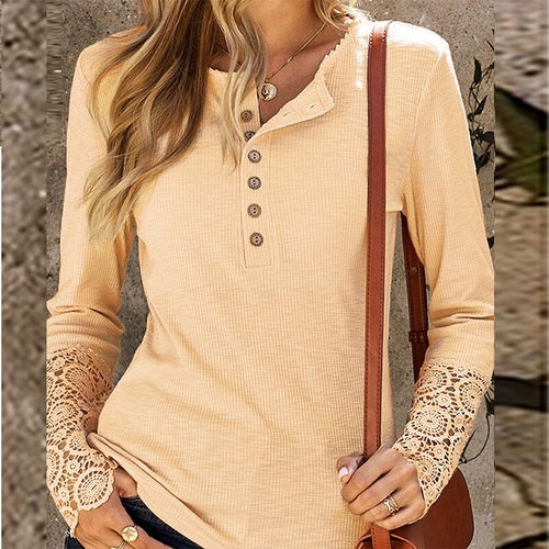 Long Sleeve Ribbed Shirt Top