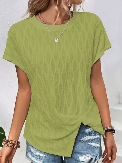 Short Sleeve T-Shirt Solid Color