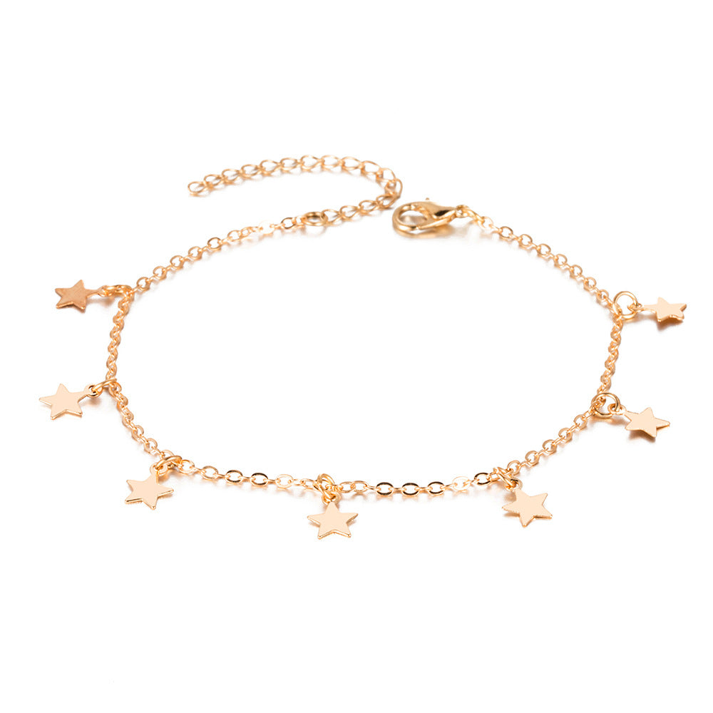 Simple Star Fashion Anklet