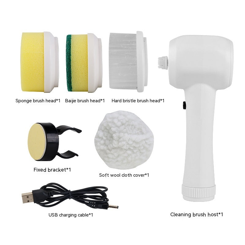 4-In-1 Portable Electric Cleaning Brush