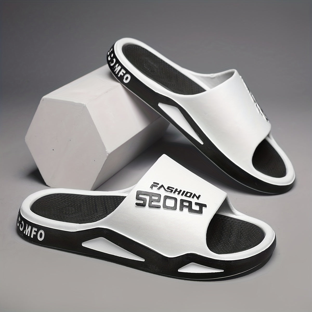 Men's Sport Slides-Non-Slip & Odor Resistant