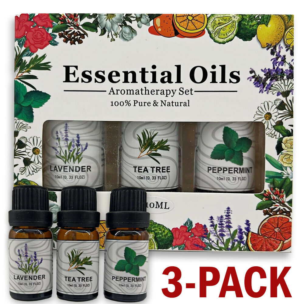 Aromatherapy Essential Oils Gift Set For Humidifiers (Pack of 3 )