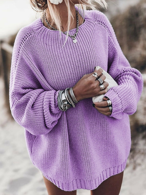 Loose Knitted Pullover