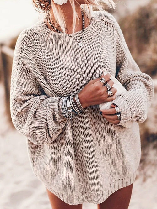 Loose Knitted Pullover