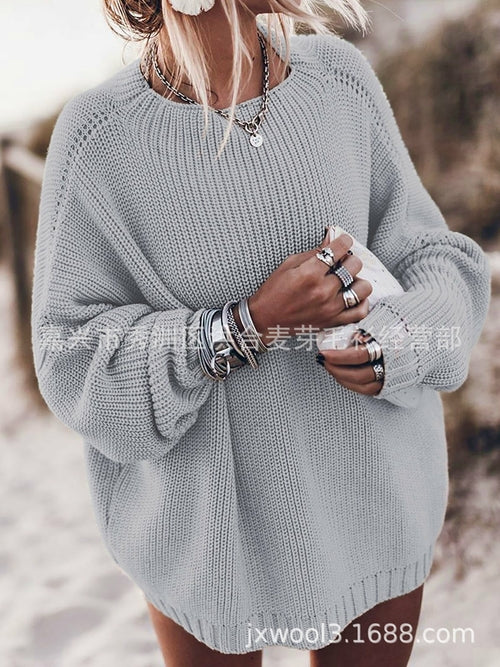 Loose Knitted Pullover