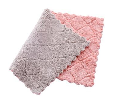 Two-Color Double-Sided Absorbent Dish Cloths