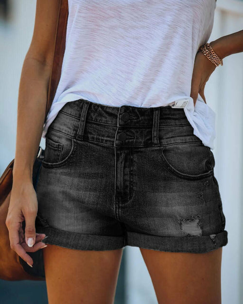 Summer Blue Denim Shorts