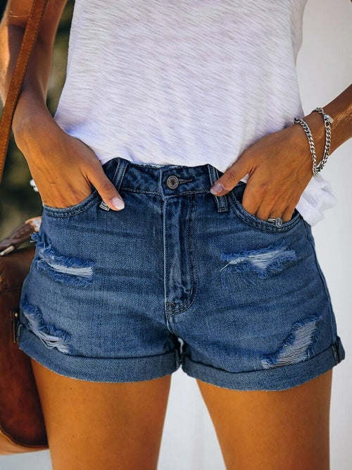 Sexy Wash Streetwear Denim Shorts