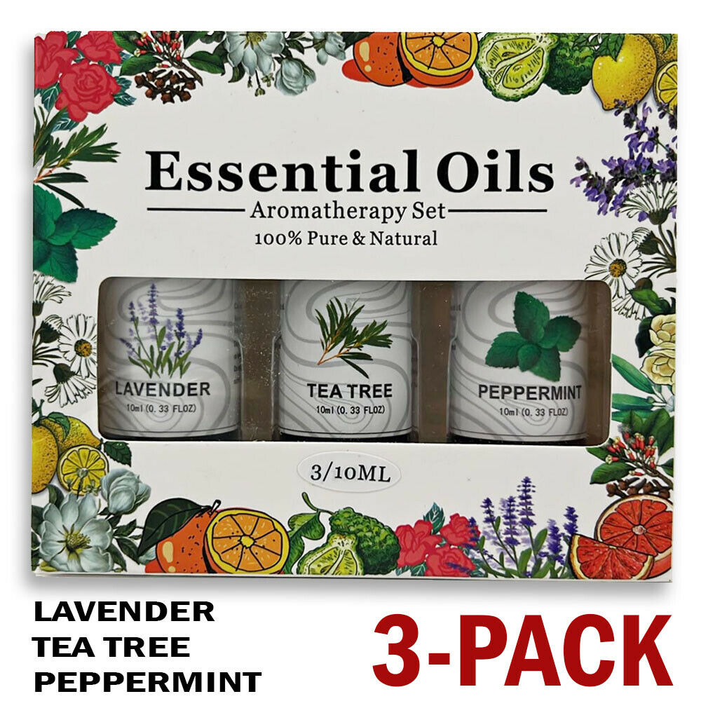 Aromatherapy Essential Oils Gift Set For Humidifiers (Pack of 3 )