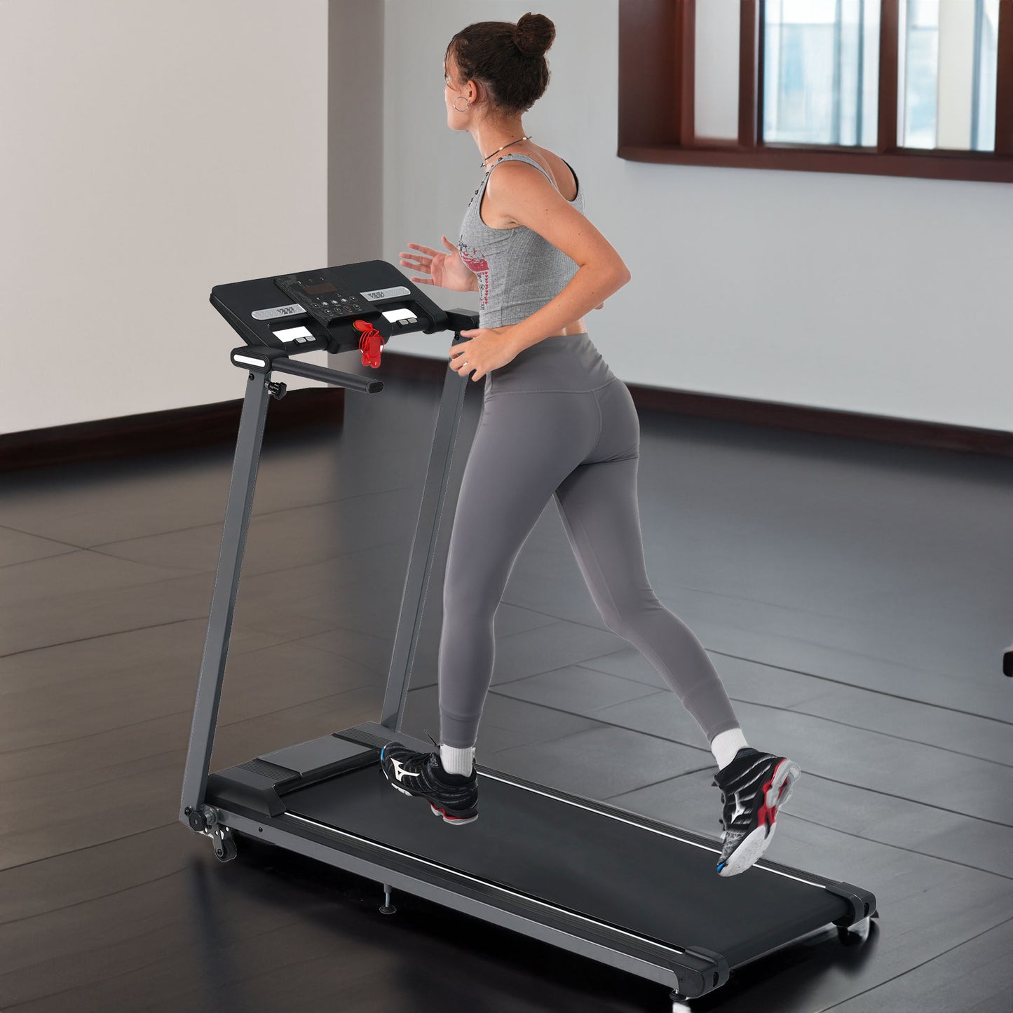 Folding Walking Treadmill With Bluetooth Speaker