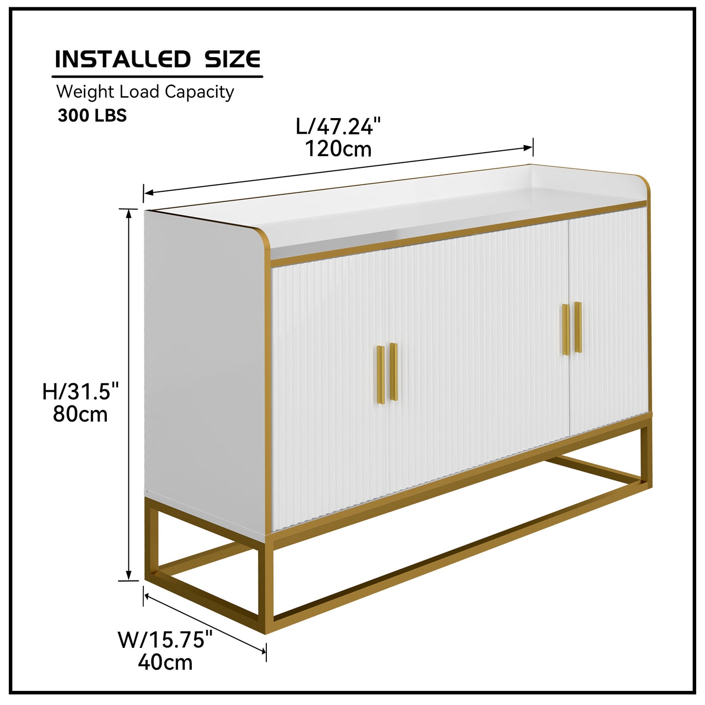 Modern Kitchen Buffet Storage Cabinet