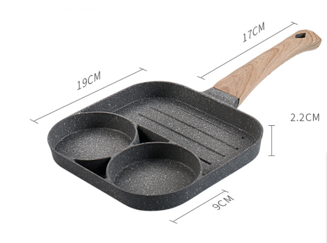 Four Hole Non-Stick Omelette Pan