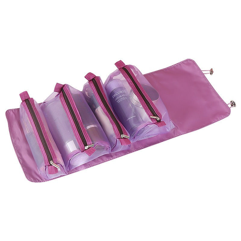 Portable Detachable 4 in 1 Large Compacity Cosmetic Bag