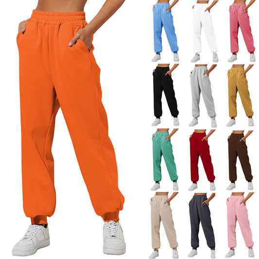 High Waist Loose Jogging Sports Pants For Women