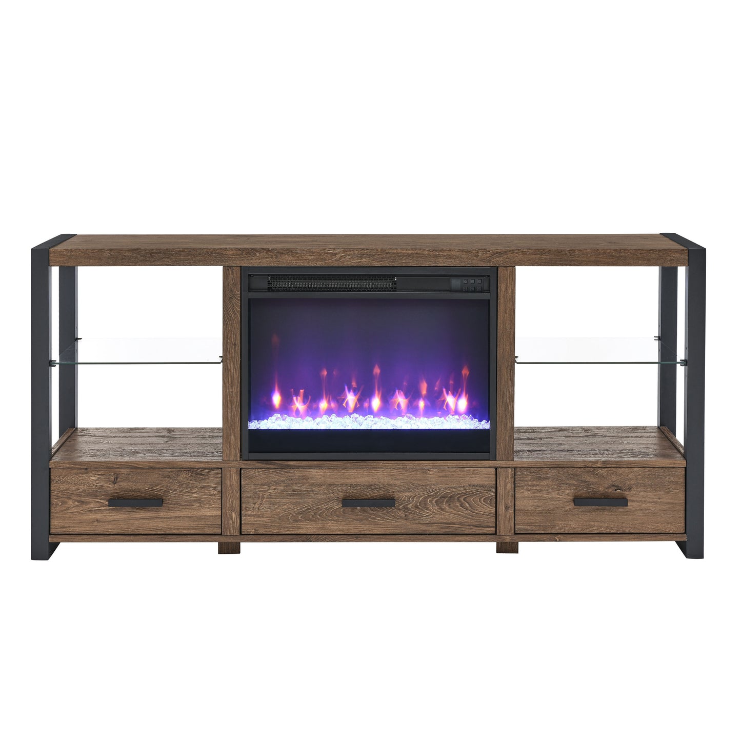 60 inch Electric Fireplace Media TV Stand