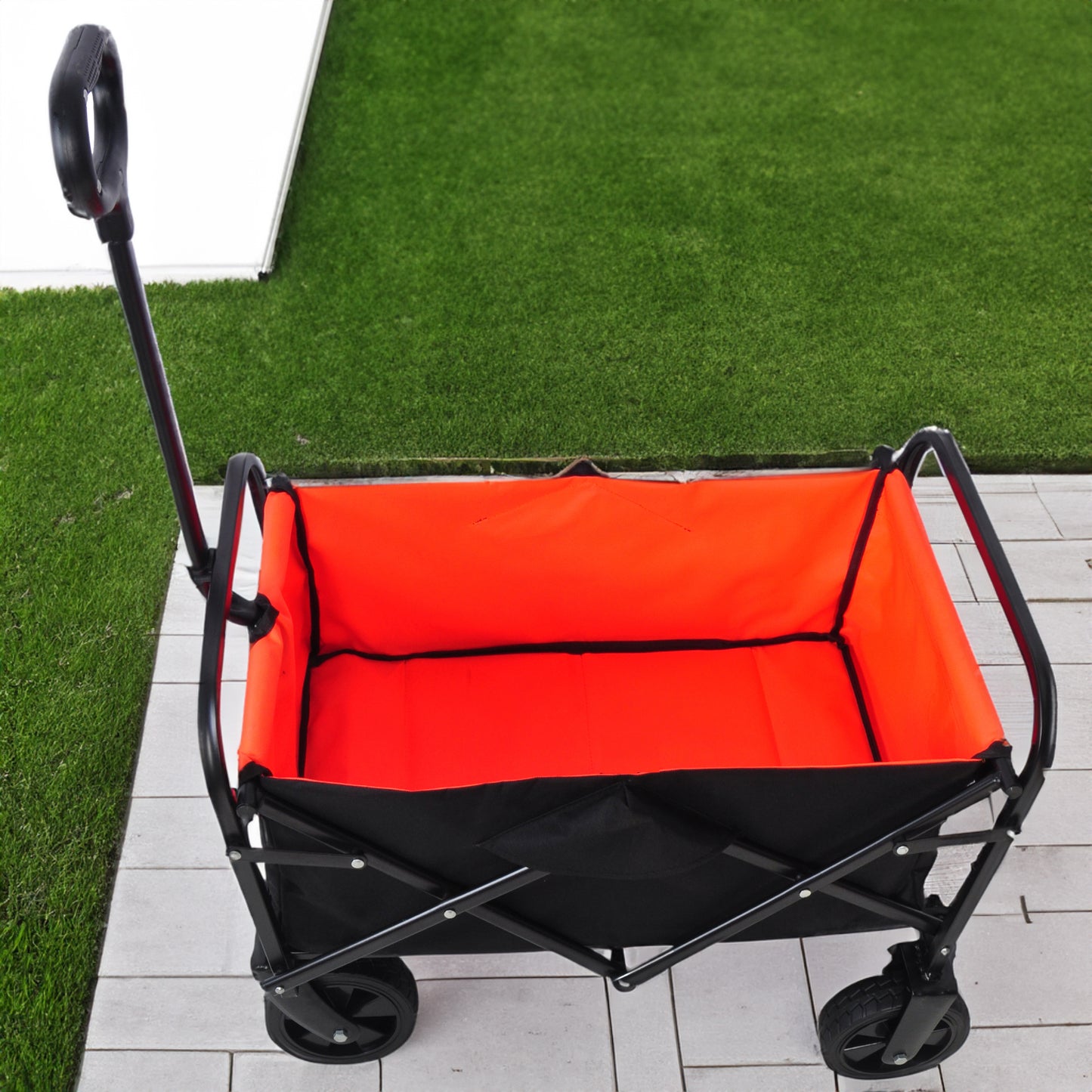 Folding Wagon For Garden, Shopping & Beach