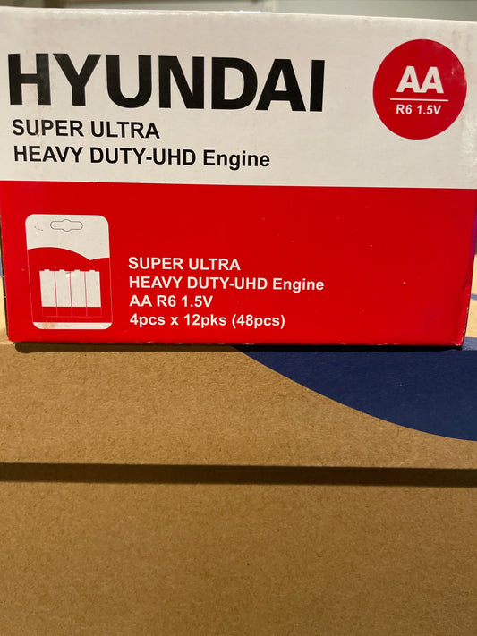 Hyundai AA Super Duty Batteries-4 Pack