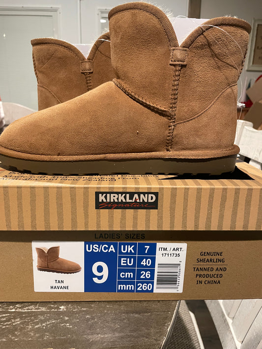 Women’s Kirkland Signature Shearling Edge Cut Boots