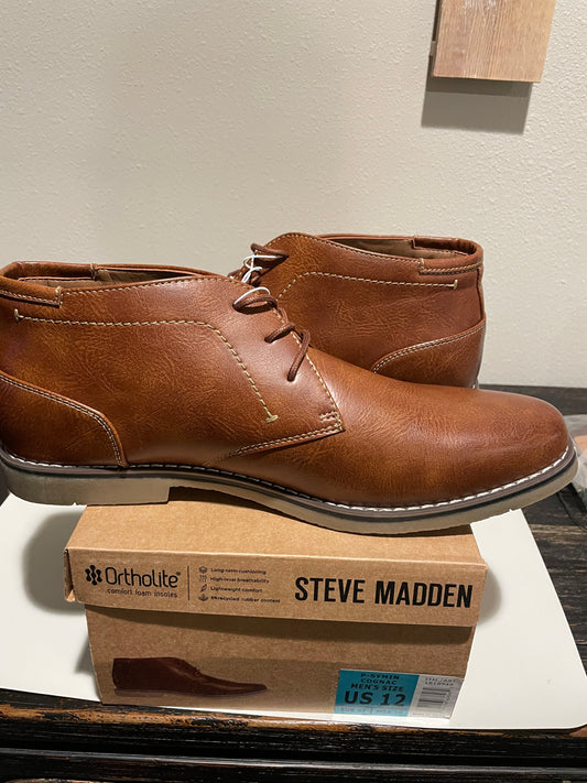 Men’s Steve Madden P-Symin Cognac Dress Shoes