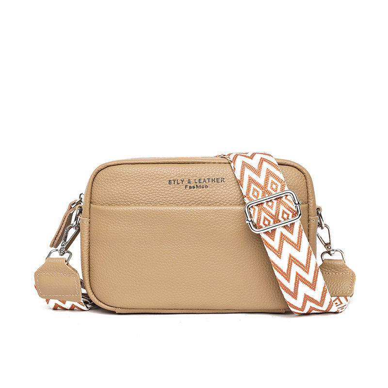 Fashion Shoulder Crossbody Bag With Wide Shoulder Strap