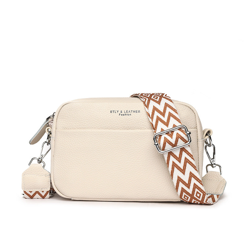 Fashion Shoulder Crossbody Bag With Wide Shoulder Strap