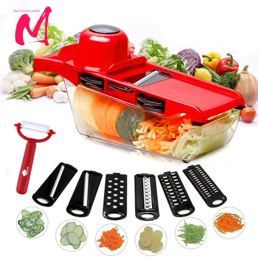 Vegetable Cutter - Stainless Steel Blade Slicer