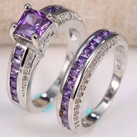 Luxury Pink Purple Ring