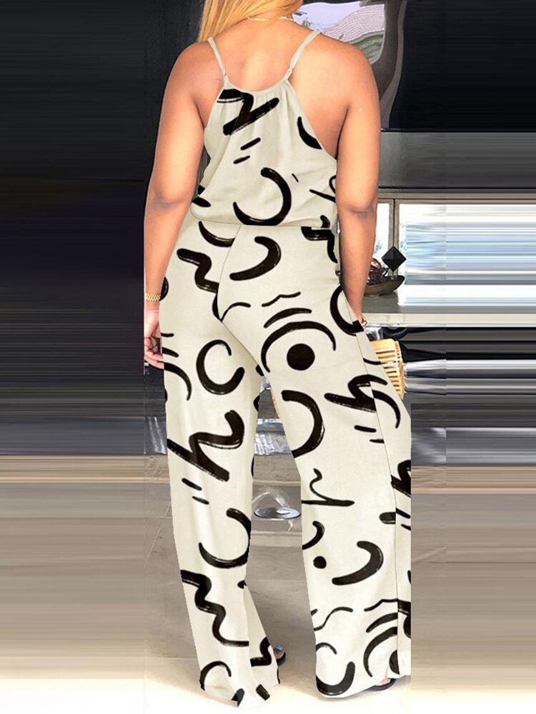 Women Summer Suspender Jumpsuit