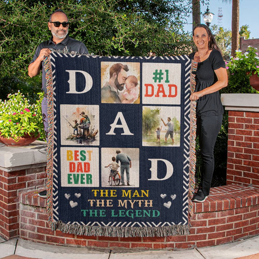 Heirloom Woven Blanket For Dad