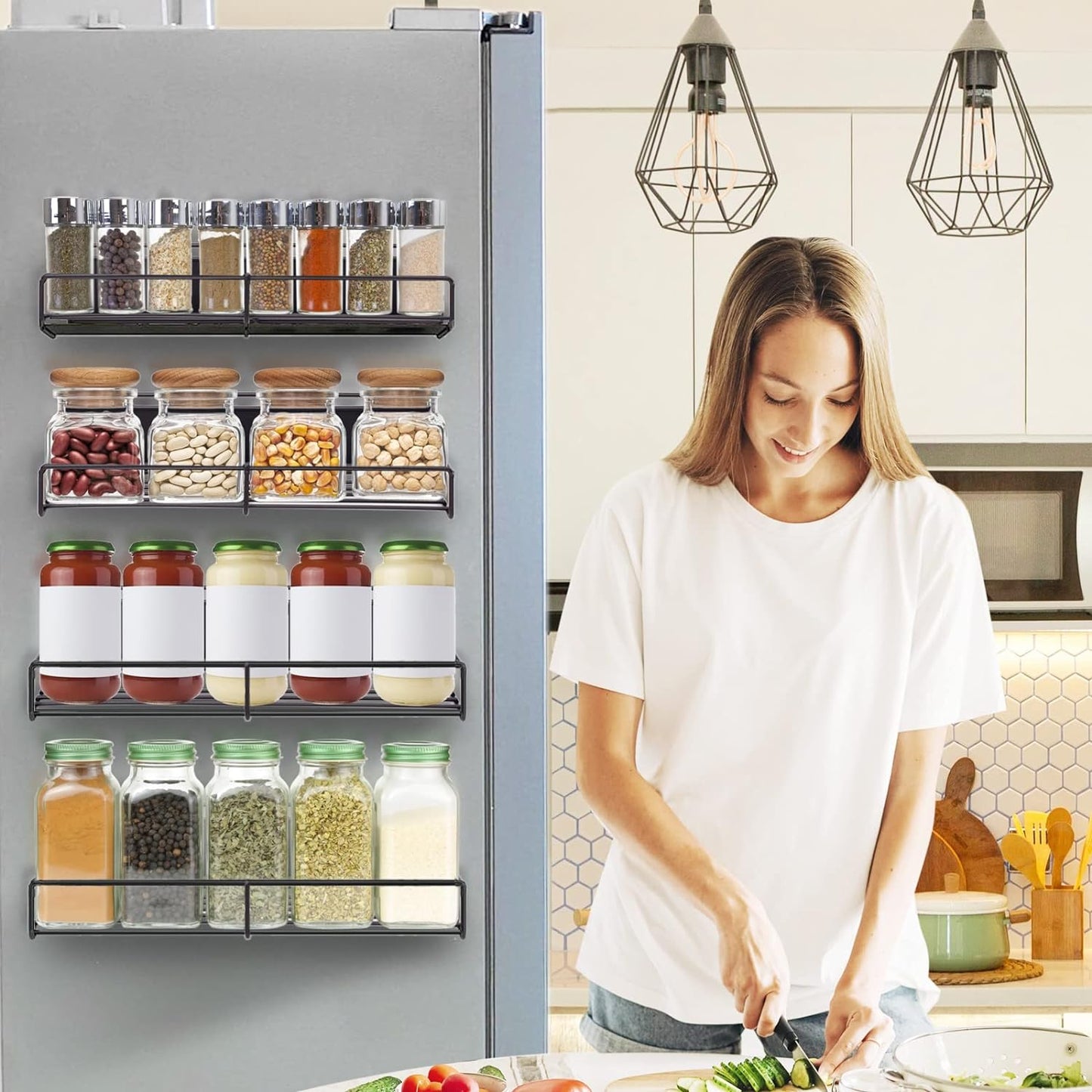 Magnetic Spice Rack Organizer