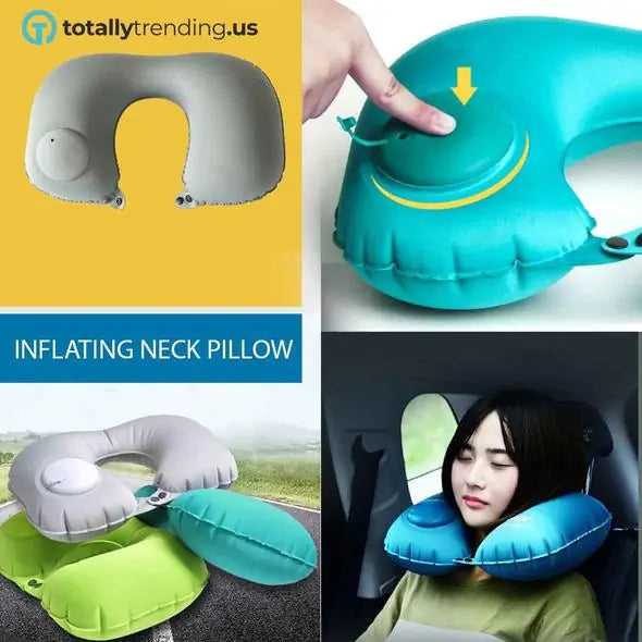 Magic Inflating Neck Pillow