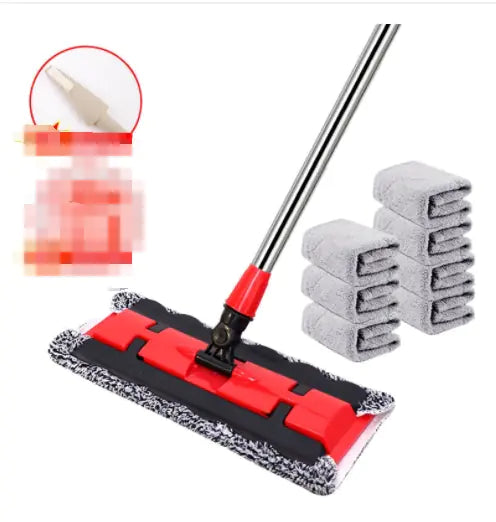 Hardwood Floor Mop with 4 Reusable Microfiber Mop Heads