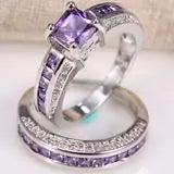 Luxury Pink Purple Ring