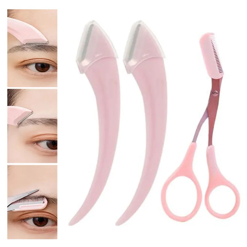 Eyebrow Trimming Scissors With Comb