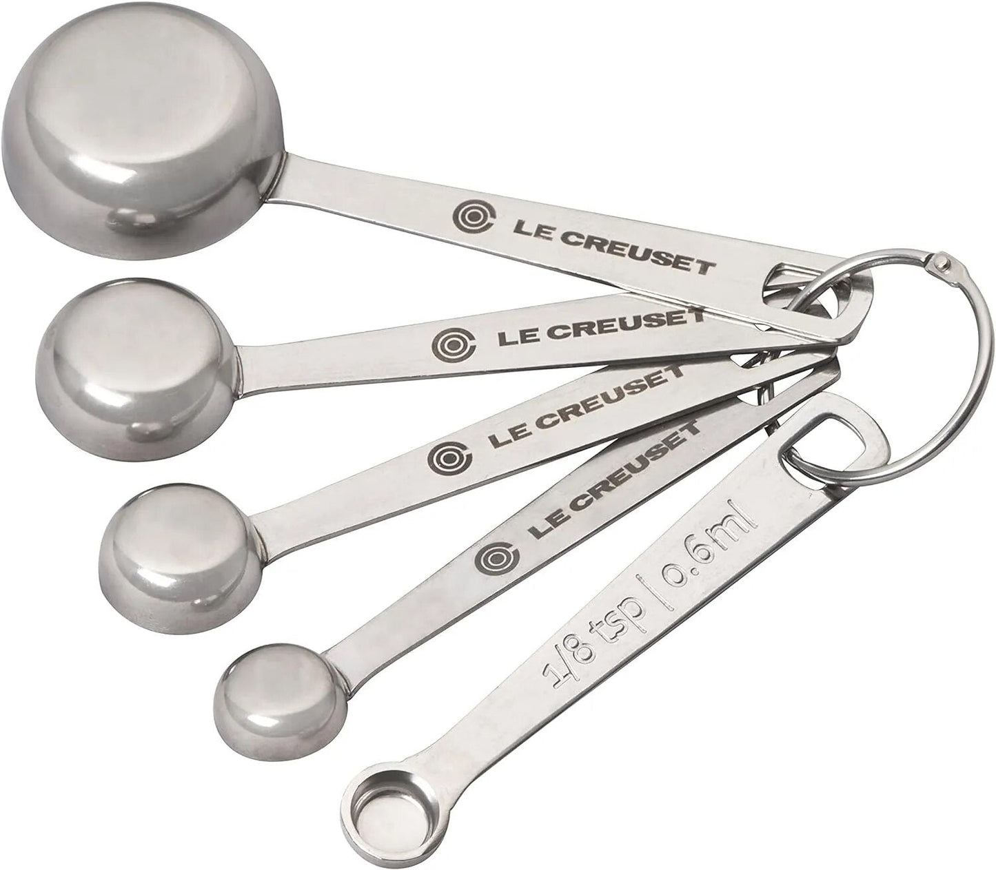 5-Piece Stainless Steel Measuring Spoon Set