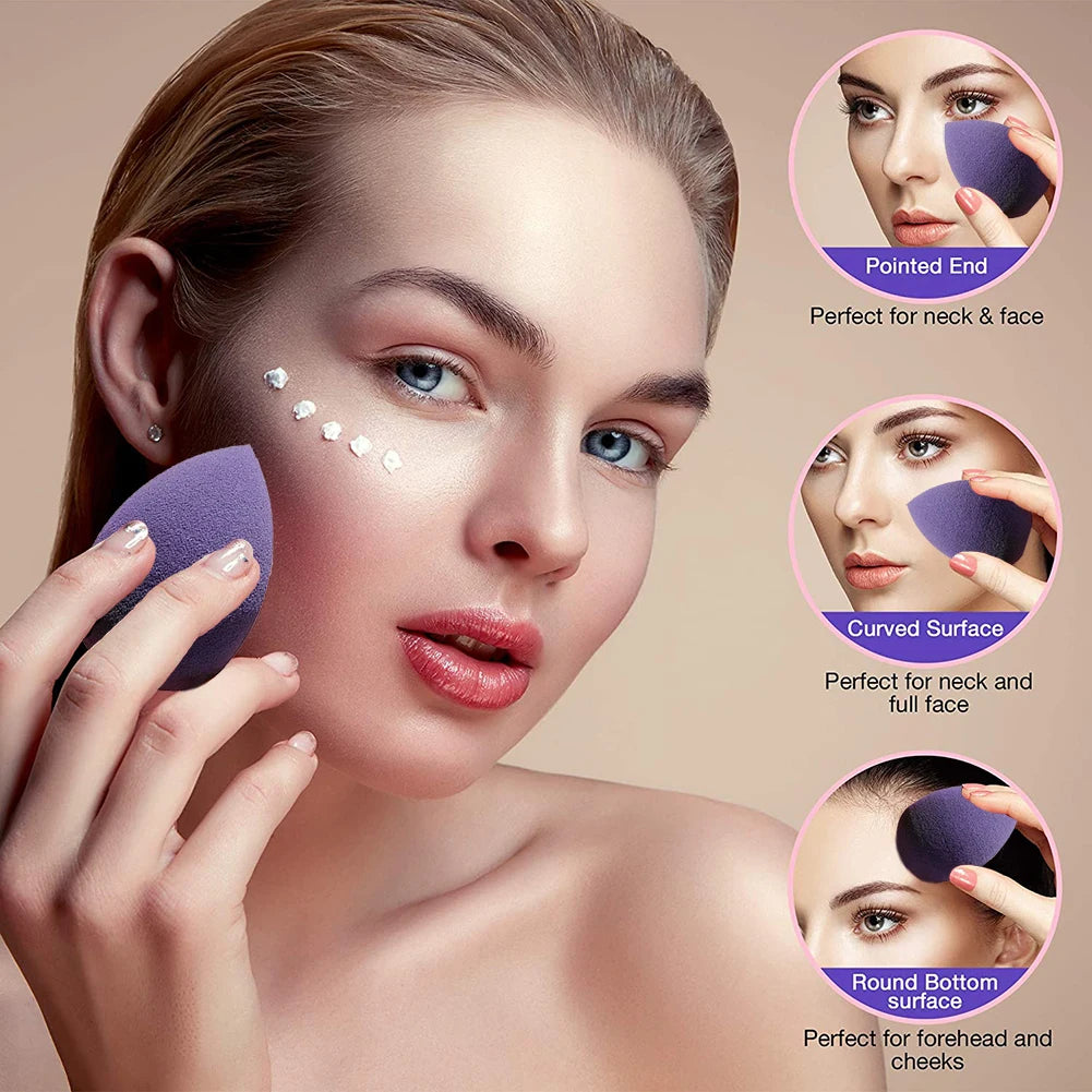 4 Piece Sponge Makeup Blender Set