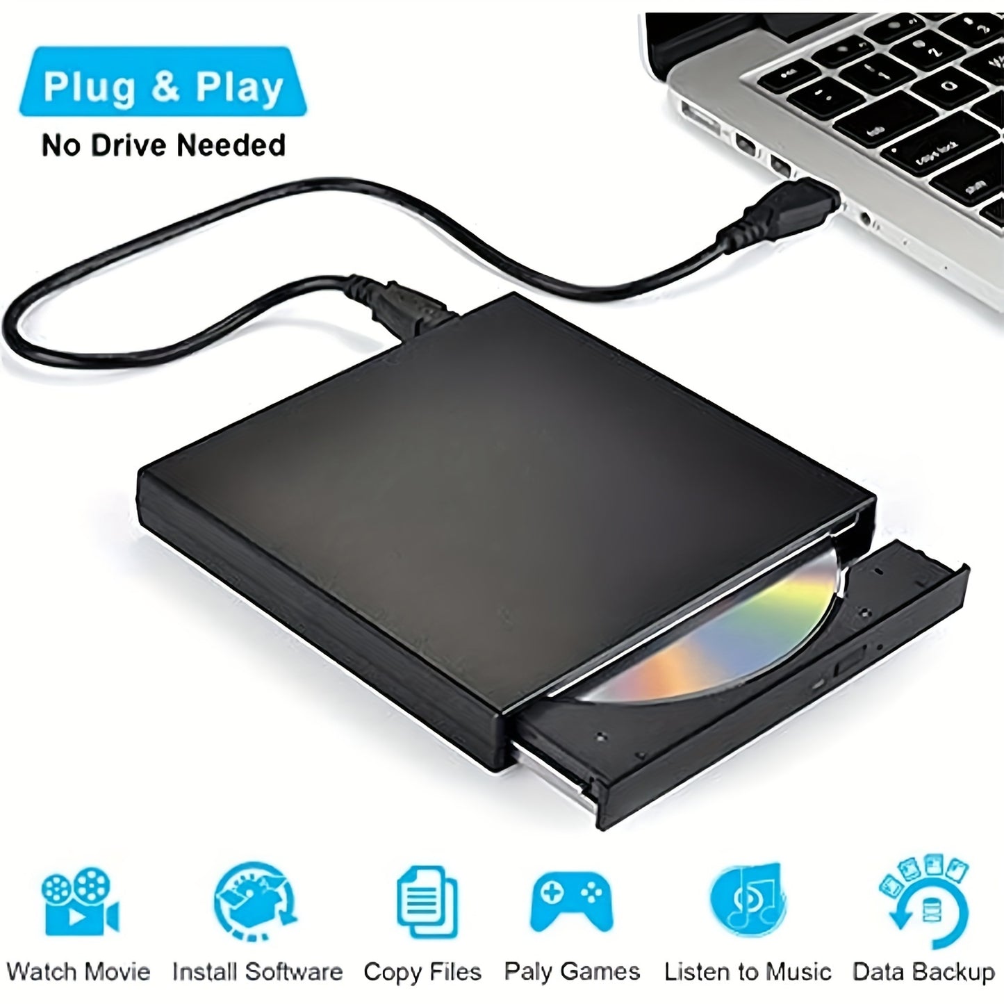 Supreme External CD DVD Drive