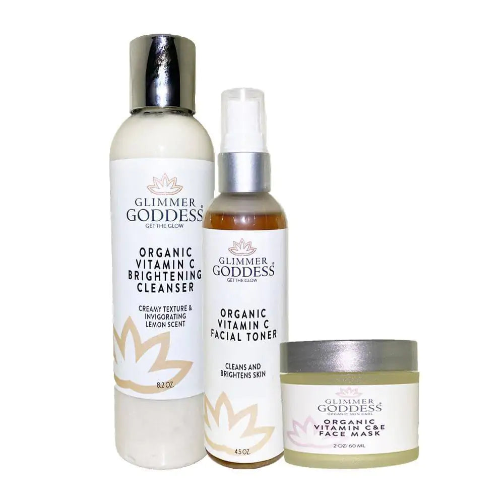 Vitamin C Organic Skin Care 3 Step Cleansing Kit